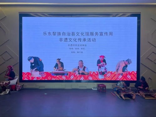 樂東文化館非遺展演及體驗活動精彩紛呈，藝術交流煥發文化新生機